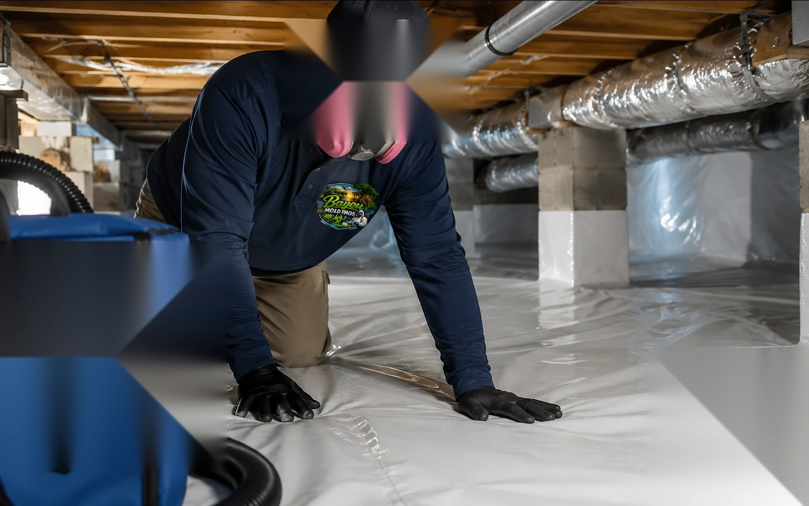 Representative crawl-space moisture project